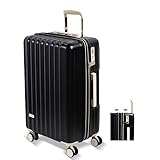 [Spyplan] スーツケース 機内持ち込み 超軽量 大容量 キャリーケース キャリーバッグ 拡張機能付き 大型 耐衝撃 ジッパータイプ 