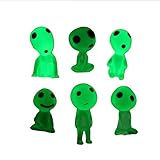 Firlar ガーデン 盆栽 ドールハウス ミニチュア マイクロ 風景 装飾品 庭の装飾 夜光　6個セット　ホワイト