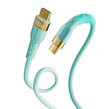 StarLinker ソフトシリコン Type C to C ケーブル3m, 滑らかな手触り 100W充電480Mbpsデータ転送 USB C—USB C サポートし Laptop/iPhone15/Samsung Galaxy/Lenovo対応 (青)