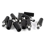 uxcell DCプラグ　アダプタコネクタ　ケーブルジャック電源提供　10個 5.5x2.5x14mm