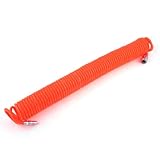 uxcell　コイルホース 圧縮空気工具　コンプレッサー　エアツール　チューブ　柔軟　PU　長12m　8mm x5mm