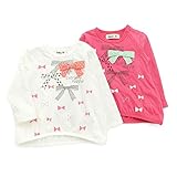 Bobson (ボブソン ) 長袖Ｔシャツ (80～130cm) キムラタンの子供服 (77356-171a) ピンク 80