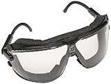 3M GoggleGear Safety Goggles, 16616-00000-10 Clear Lens, Black Frame, Large (Pack of 1) by 3M
