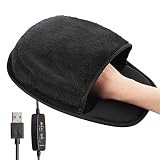FENOHREFE取り外し可能な USB 加熱マウスパッド冬加熱マウスパッドタイピングハンドウォーマークリスマスギフト在宅勤務オフィスデスク冬のマウスパッド男性と女性のため