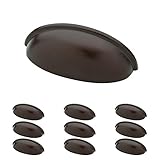 Franklin Brass P34702K-OB3-B 3" Contemporary Bin Cup Drawer Handle Pull, Dark Oil Rubbed Bronze, 10-