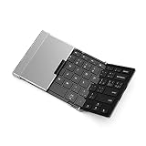 iClever キーボード Bluetooth 折りたたみ式 ワイヤレス ブルートゥース キーボード マルチペアリング 4台デバイス同時接続 無線 & 有線 デュアルモード接続 USB接続 軽量 薄型 バックライト機能なし iOS/Android/Windows/iPhone/iPad 対応 IC-BK20SE