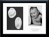 Anika-Baby Kit de moulage d'empreintes de pieds et de mains de bébé avec argile à modeler et cadre N