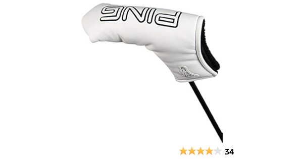 Amazon Co Jp Ping ピン ヘッドカバー Amヘッドカバー パター用 ホワイト スポーツ アウトドア