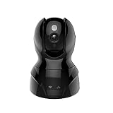 ネットワークカメラ1080P 200万画素 双方向音声 動体検知 暗視撮影 WIFI機能 小型監視カメラ 老人　子供 猫犬ペット見守り(200万画素,ブラック)