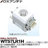 【DXアンテナ】小形直列ユニット/壁面テレビ端子　直列ユニット　端末用　WTS7LR1H