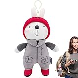 バニー キーチェーン ぬいぐるみ,ラブリーバニー ぬいぐるみ スモール ぬいぐるみ キーチェーン | 楽しい人形ペンダント 子供用 バレンタインギフト イースターエッグ フィルター パーティーの記念品