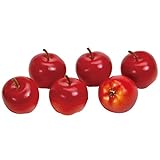 ~Coco Heart~ アップル　レッド 　直径約 2,5cm　12個セット (　クリスマス　X'mas　リース・プリザ・ドライフラワー）