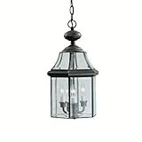 Kichler Lighting 9885OZ 3 Light Embassy Row Outdoor Pendant, Olde Bronze by Kichler Lighting [並行輸入品]