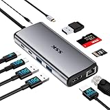 Vigoole 10 in 1 USB C ハブ HDMI 4K@60Hz USB-C ハブ Type-C マルチポートアダプタ ラップトッ