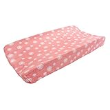 My Blankee Dandelion Minky Changing Pad Cover Coral 16 x 32 [並行輸入品]