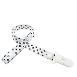 Liebeye 赤ちゃんおしゃぶりホルダー　男の子　女の子　子供　スタイリッシュ　長さ調節可能 十字架