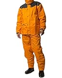 [マック] レインスーツ 上下 メンズ オレンジ Lサイズ