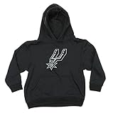San Antonio Spurs NBA Big Boys Youthパフォーマンスプルオーバーパーカー、ブラック