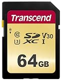 Transcend SDXCカード 64GB MLC UHS-I Class10 TS64GSDC500S