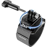 TELESIN GoPro用 手首マウント 腕 足首マウント 速い360度回転調整 アップグレード hero11ソフトで快適 アクセサリー に適しGoPro Max Hero13-5 Insta360 One R One X2 X3 X4 X5 Go2 DJI Osmo Action 3 4 5Pro 6 Pocket 2 SJCAM EKEN