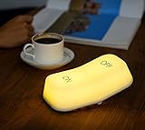 TechCode on / off LEDデスク暖かい家庭用緊急ランプ夜ライトUSB充電で重力センサーfor Kidsまたはelderly PP-GYD-W
