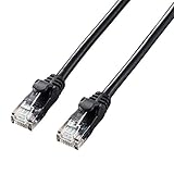 エレコム LANケーブル CAT6A 7m 爪折れ防止コネクタ やわらか ブラック LD-GPAY/BK7