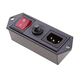 Dovewill スイッチ　モジュール　プロテクター　ソケット　過負荷プロテクタ　スイッチ　赤いボタン付き　10A/15A　全2種類 - 15A
