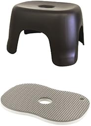 【セット買い】【Amazon.co.jp限定】ハユール 腰かけTL チョコブラウン ＋ リッチェル 腰かけソフトマット