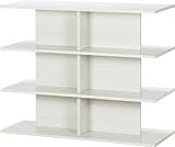 不二貿易 Gキューブボックス ディスプレイ什器 4段 幅広ホワイトウォッシュ柄 10932