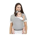 Ecloud Shop 柔軟なベビーキャリアスリンググレー