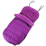 Universal Tippitoes Toto Stroller Large Luxury Foot-muff And Liner - Plum (Purple) by Baby Travel