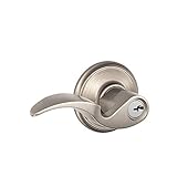 Schlage F51A AVA 619 Avanti Keyed Entry Lever, Satin Nickel by Schlage Lock Company