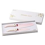 京セラ セラミックナイフ SAKURA BLADE (ピンク色刃) 2本セット【日本製】