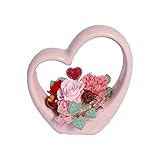 パラボッセ プリザーブドフラワー ハートフル 幅16cm x 奥行8cm x 高さ17cm preserved flowers gift