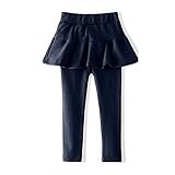 Plus Nao(プラスナオ) 子供用・スカート付レギンスパンツ・スパッツ・スカッツ・シンプル無地・カジュアル 110 ネイビー
