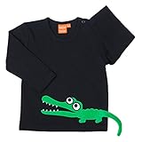 スウェーデンブランド　LIP FISH (リップ　フィッシュ）長袖Tシャツ　クロコダイル（ブラック）