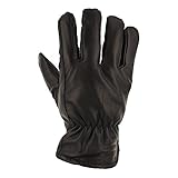 Carhartt Men's Insulated Full Grain Leather Driver Work Glove, Black, Large [並行輸入品]
