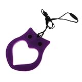Lovoski フクロウ型　シリコーン　歯がため　母乳　ママ授乳ネックレス　母乳ネックレス　歯固め　[FDA認可済] 全３色 - パープル
