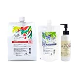 Raffiシャンプー1000ml＆トリートメント300ml 洗い流さないトリートメント150ml（クリーム）初売り 詰め替え用 髪質改善 抜け毛 かゆみ ふけ 大容量 低刺激 頭皮ケア 艶髪 保湿 うるおい 天然成分 男女兼用 ファミリー 国産