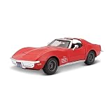 Maisto（マイスト） 1/24 シボレー コルベット 1970 レッド ダイキャストカー 完成品 Chevrolet Corvette 70 31202RD