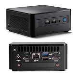 Intel NUC 12 Pro NUC12WSHi5 ミニデスクトップコンピューター、第12世代Core i5-1240P(12C/16T、最大4.4G)ミニPC(8GB DDR4+256GB SSD)。