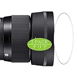 3枚 VacFun フィルム ， シグマ SIGMA 56mm F1.4 DC DN 向けの 保護フィルム 液晶保護 フィルム 保護 フィルム（非 ガラスフィルム 強化ガラス ガラス ケース カバー ） 改善版