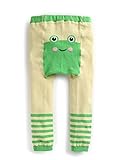 [Vaenait Baby] 0-24ヶ月 子供キッズ女の子レギンスソックスタイツスキニースパッツ Green Frog