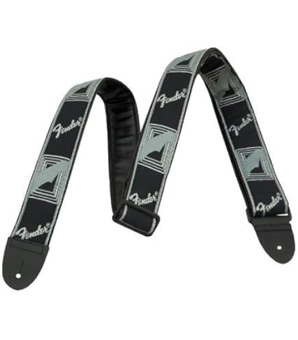 Amazon | FENDERギターストラップ BLACK/YELLOW/RED MONO STRAP