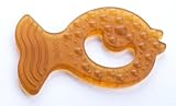 CaaOcho Baby - All-Stage Natural Rubber Teether Fish - BPA, Phthalates, PVC, Nitrosamine Free by Nov