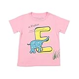 (マイ スウィーティー) MY SWEETY 半袖Tシャツ[空の動物:ゾウ]"Twin-Elephant Brother"ピンク コットン ベビー服・子供...
