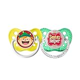 Ulubulu Holiday Pacifier, Christmas Elf and Santa's Helper, 6-18 Months by Ulubulu