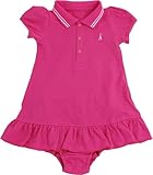 Anna Nicola(アンナニコラ) ベビー用半袖ポロワンピースブルマ付 (90-100cm, ピンク)