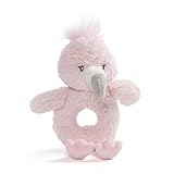 GUND ベビートゥースピック リングラトル フラミンゴ Baby Toothpick Flamingo Rattle #4061341