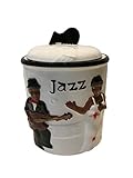 Jazz Bandコレクション手描きセラミックCookie Jar , 87576 by ACK